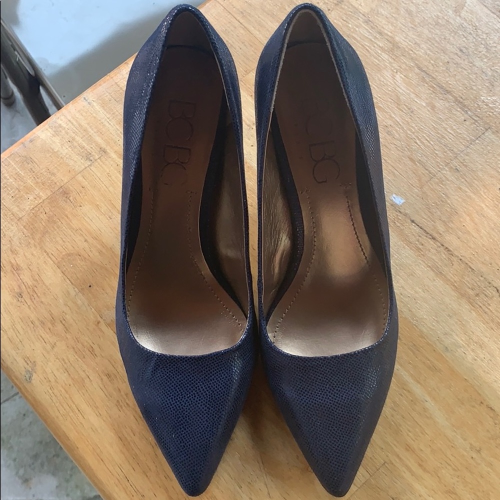 BCBG Navy Blue Heels